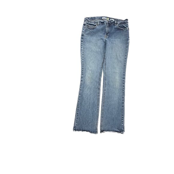 Old Navy Low Rise Bootcut Women's size 10 Long  Dark Wash Blue Denim Jeans - Picture 1 of 4